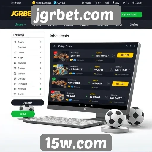 Usabilidade e design do site jgrbet.com